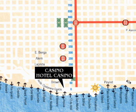 Mapa del Casino