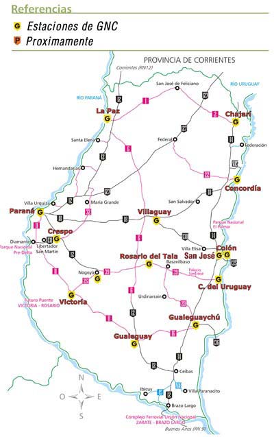 Mapa en Coln